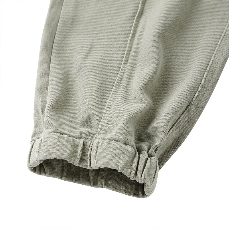 KNITTED DRAWSTRING JOGGER PANTS