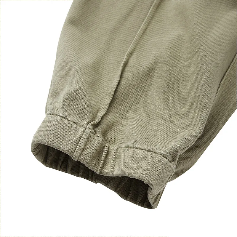 KNITTED DRAWSTRING JOGGER PANTS