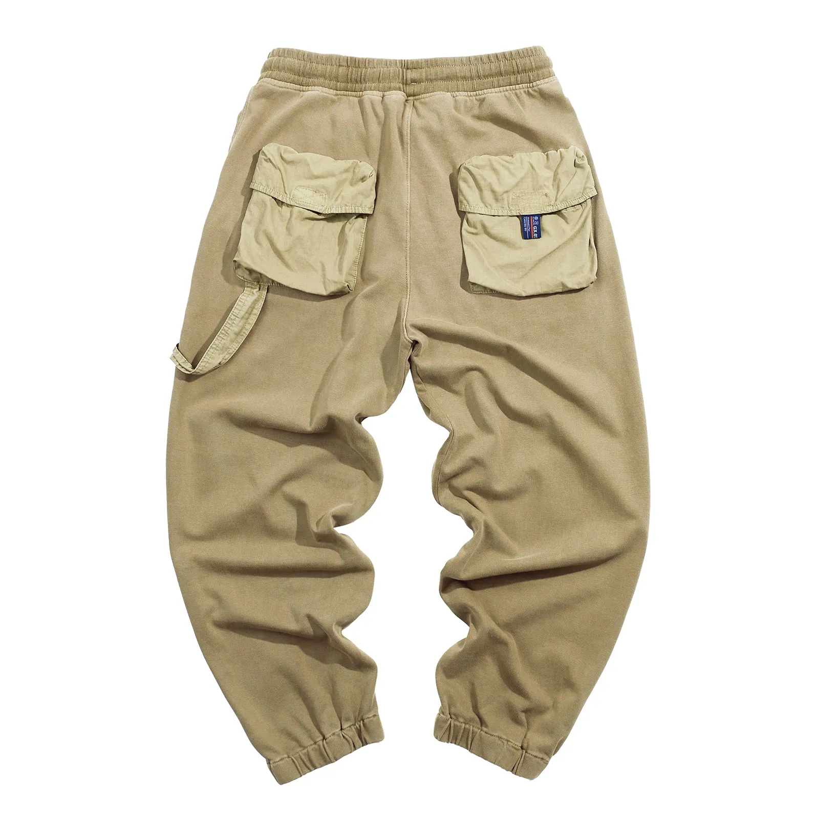 KNITTED DRAWSTRING JOGGER PANTS