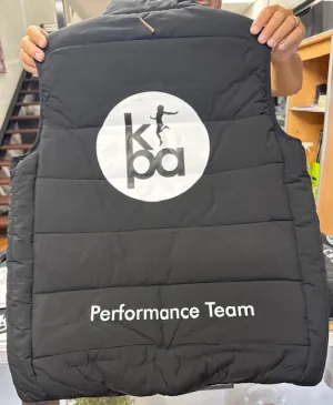 KPA Performance Team Puffer Vest  -Preorder Now