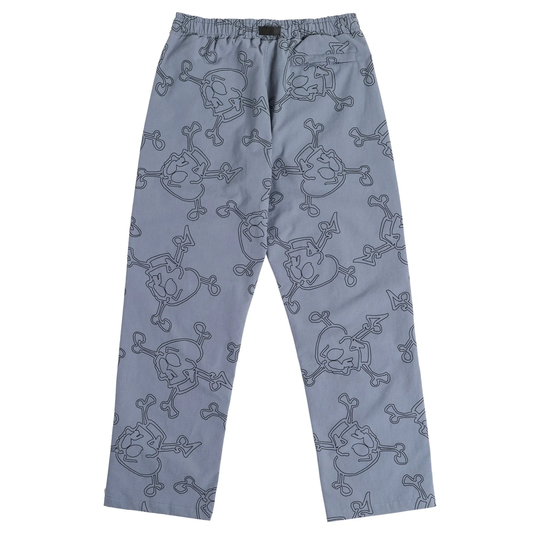 Krooked Style Double Knee Ripstop Pants - Grey/Black