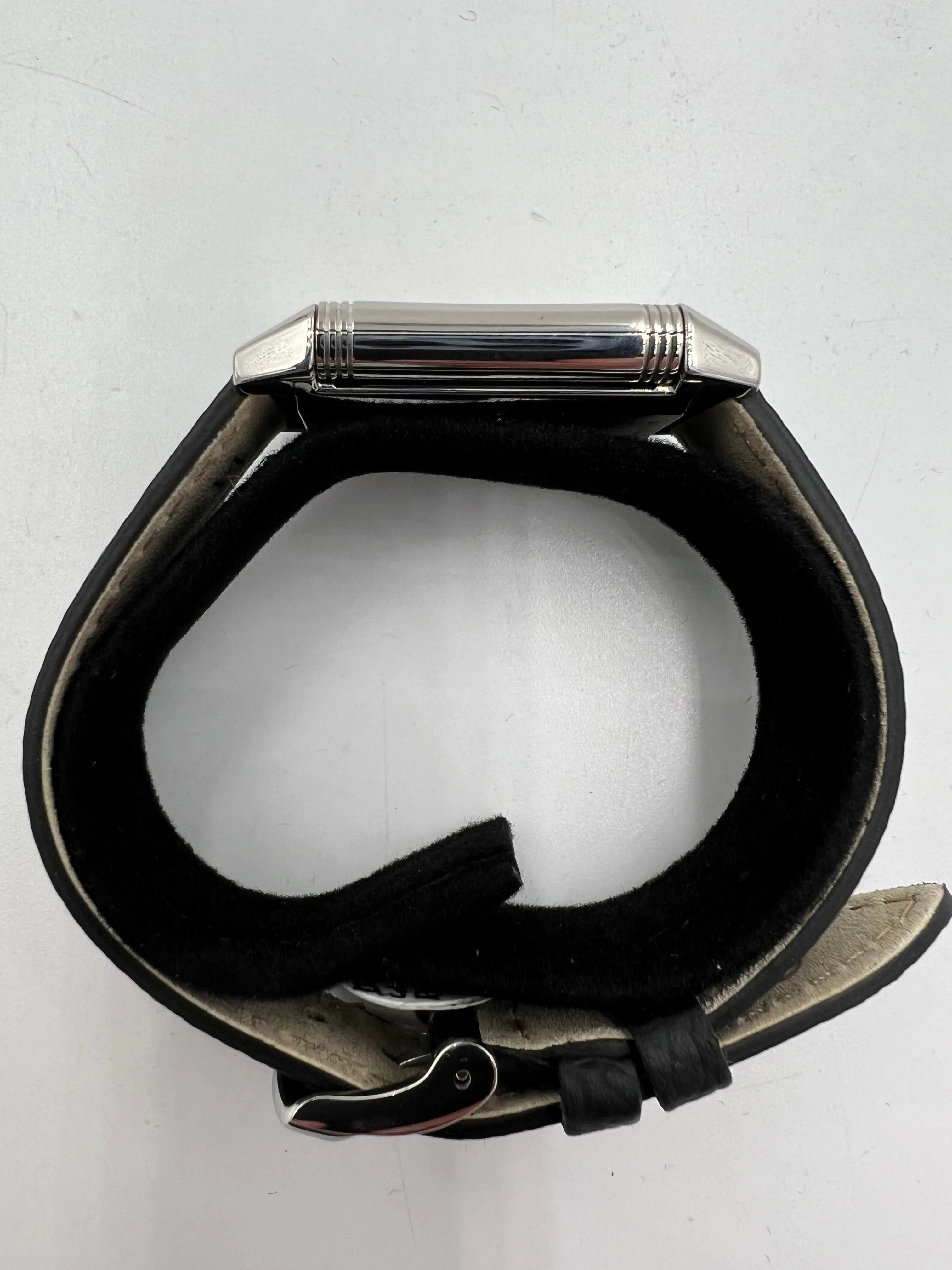 Ladies Reverso Le Coultre Manual Wind Steel Wristwatch 1990s