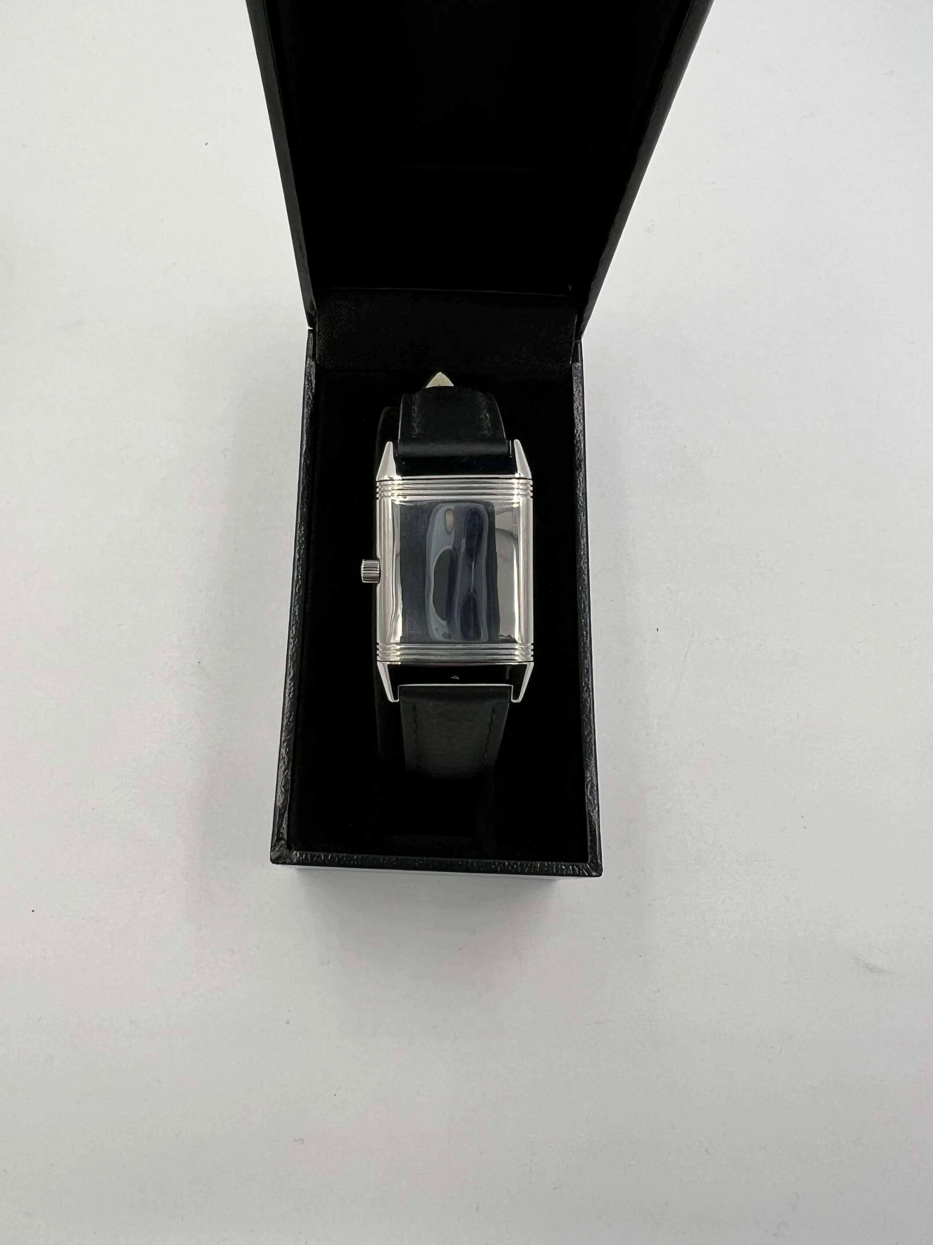 Ladies Reverso Le Coultre Manual Wind Steel Wristwatch 1990s