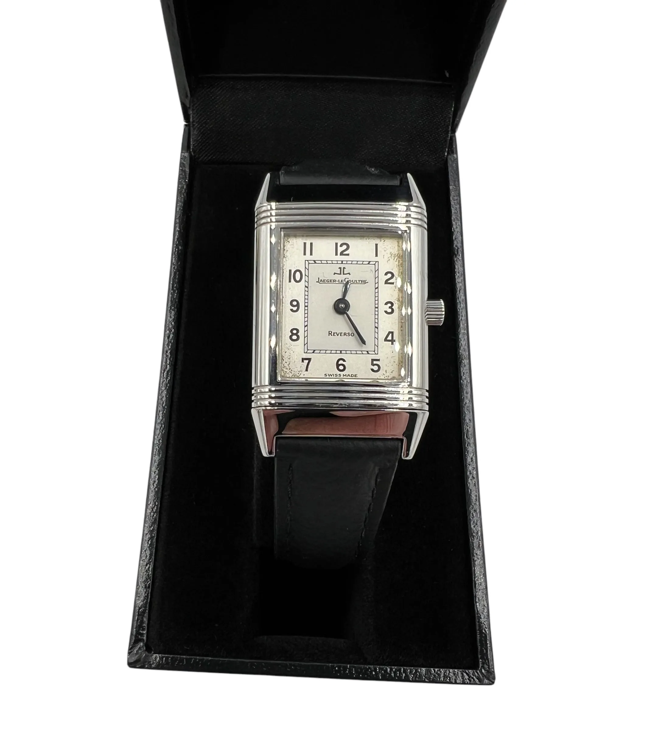 Ladies Reverso Le Coultre Manual Wind Steel Wristwatch 1990s