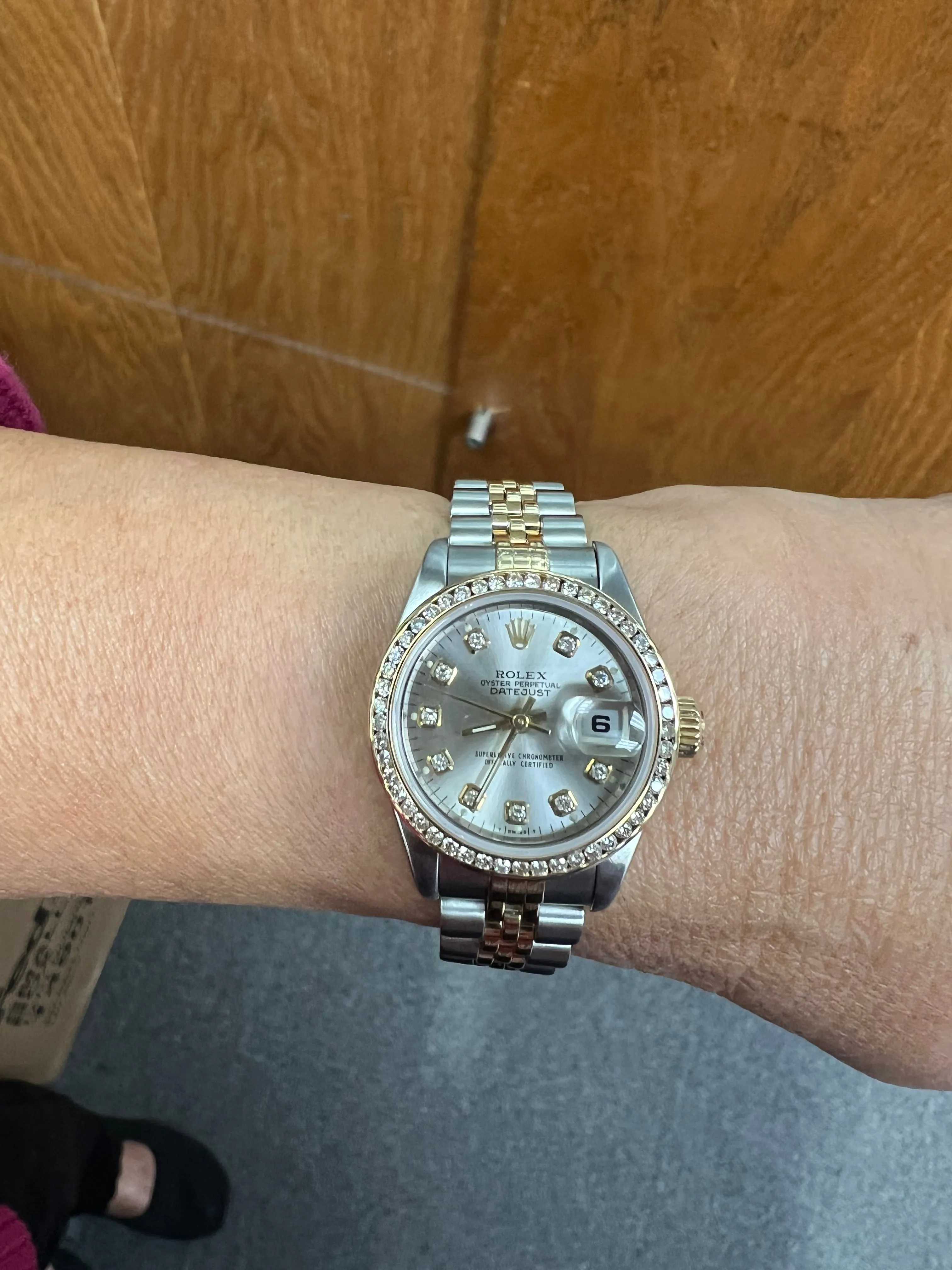 Ladies Rolex Datejust Two Tone Wristwatch 2003