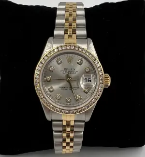 Ladies Rolex Datejust Two Tone Wristwatch 2003