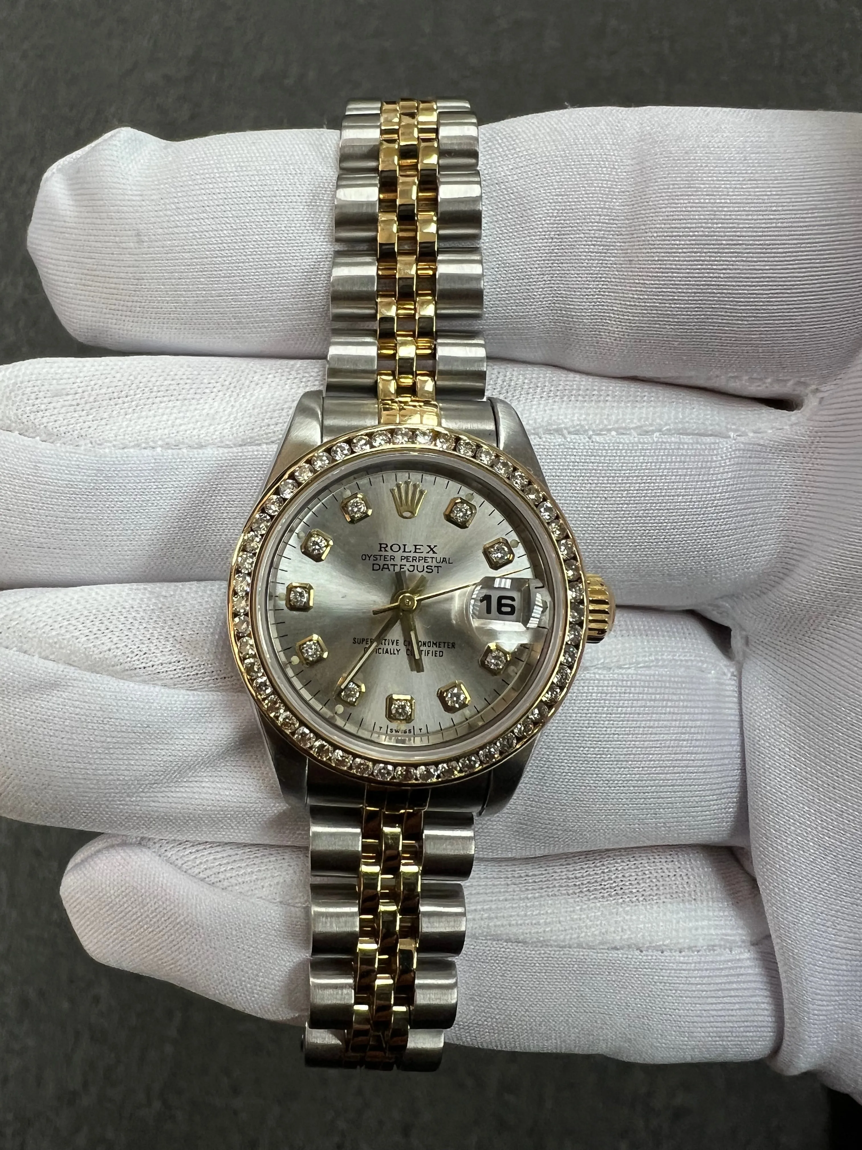 Ladies Rolex Datejust Two Tone Wristwatch 2003