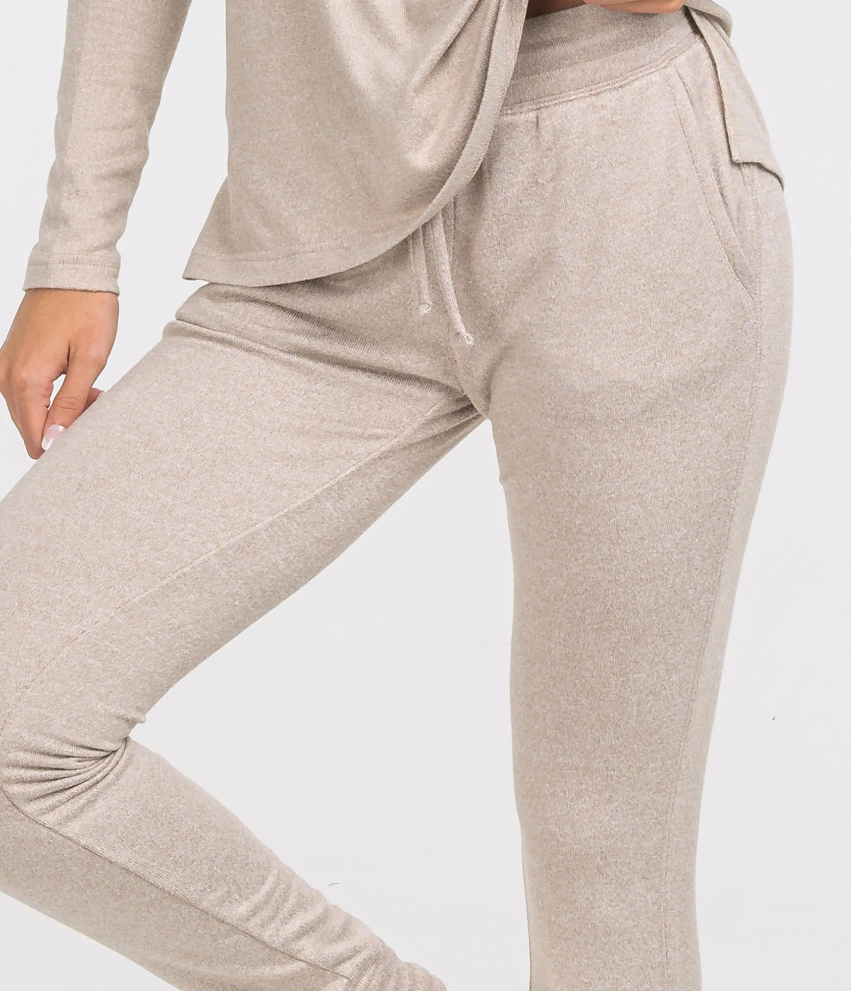 LADIES SOUTHERN SHIRT  SINCERELY SOFT HEATHER JOGGERS - MORNING COFFEE