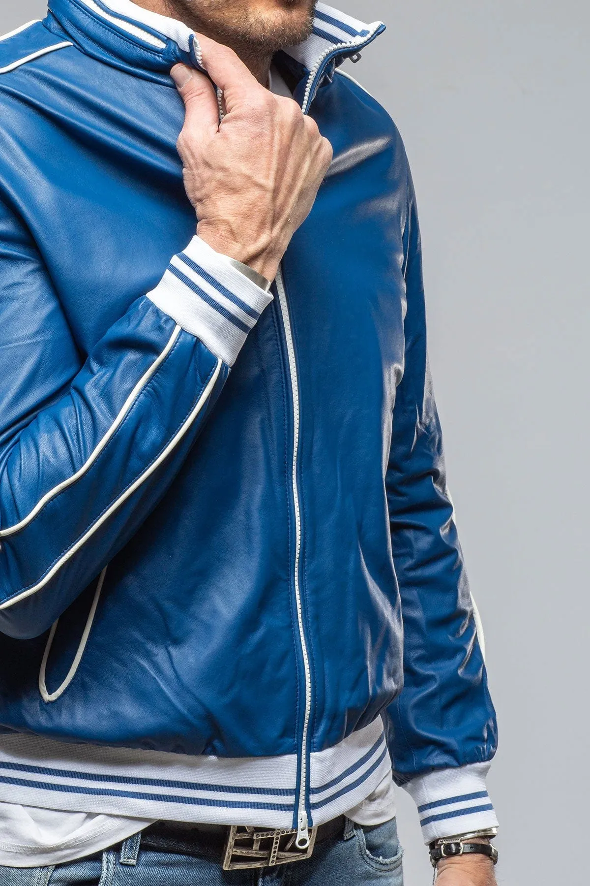 Laguna Seca Race Jacket In Royal Blue