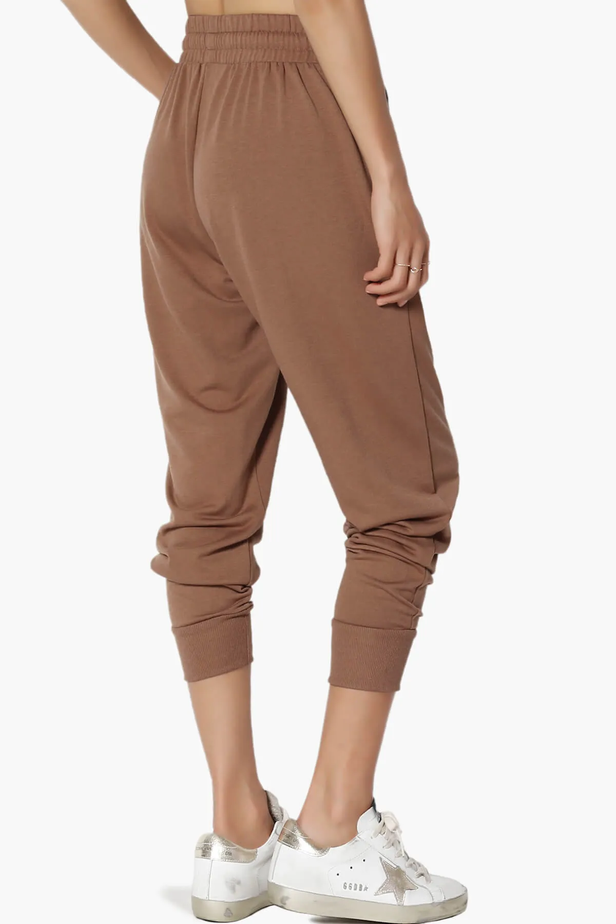 Lanette Drawstring Jersey Jogger Pants
