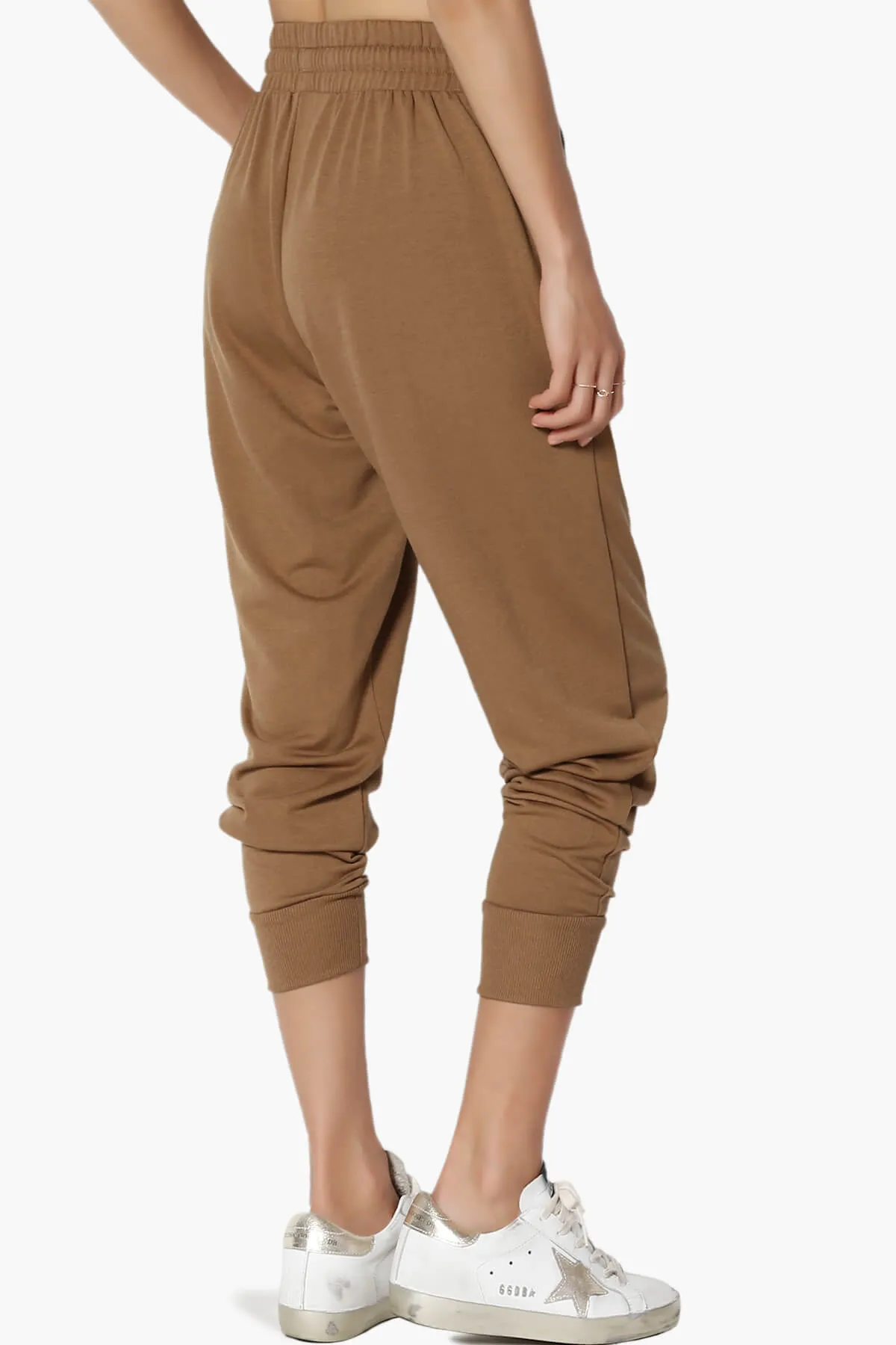 Lanette Drawstring Jersey Jogger Pants