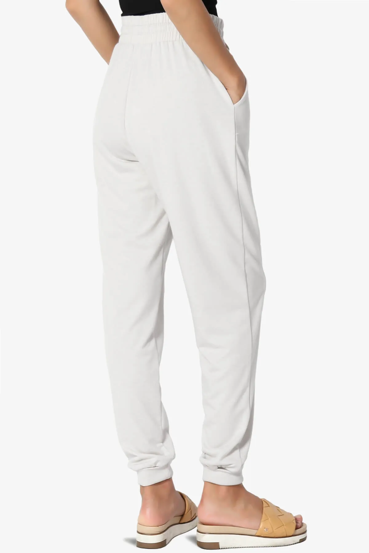 Lanette Drawstring Jersey Jogger Pants