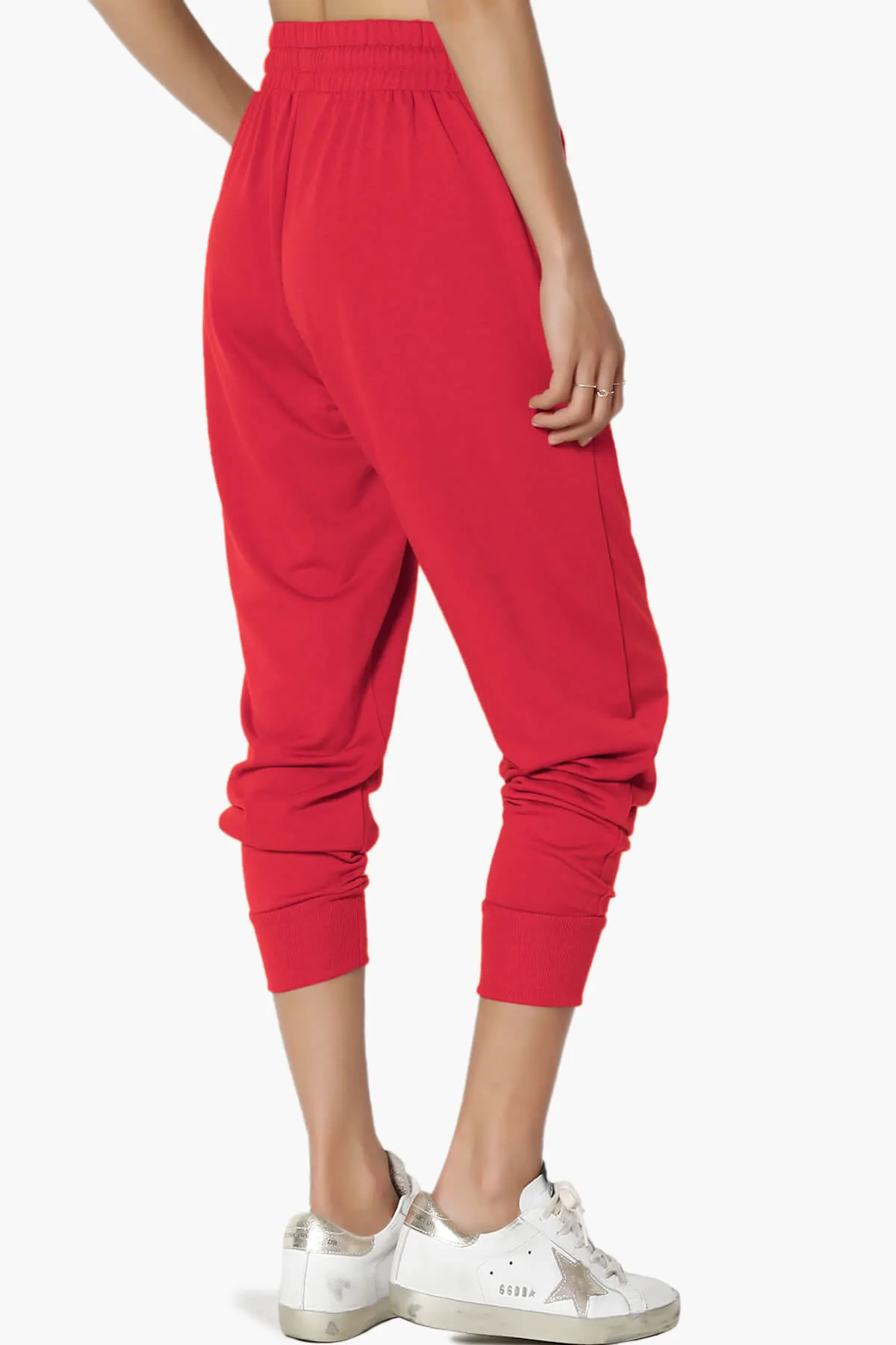 Lanette Drawstring Jersey Jogger Pants