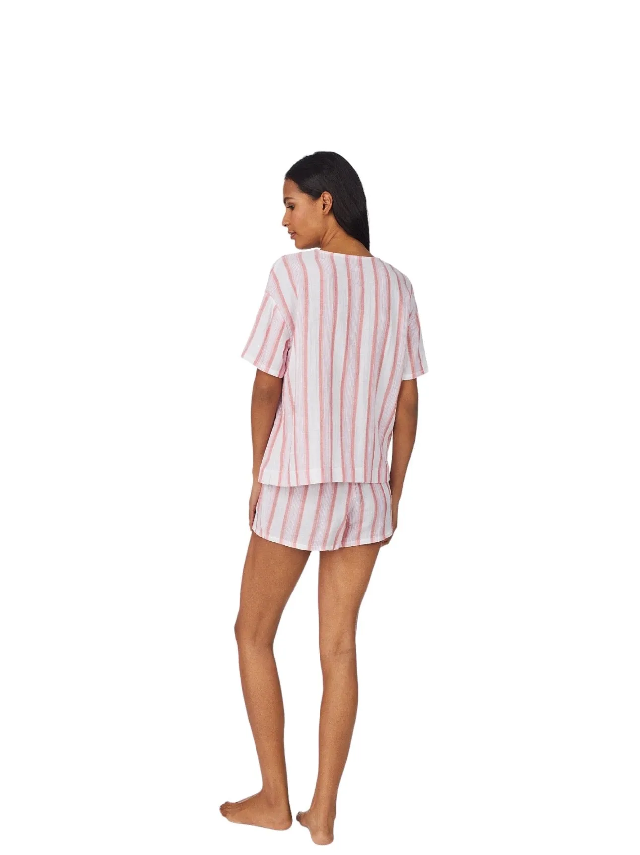LAUREN RALPH LAUREN Women's 2-Pc. Cotton Boxer Pijamas Set XL