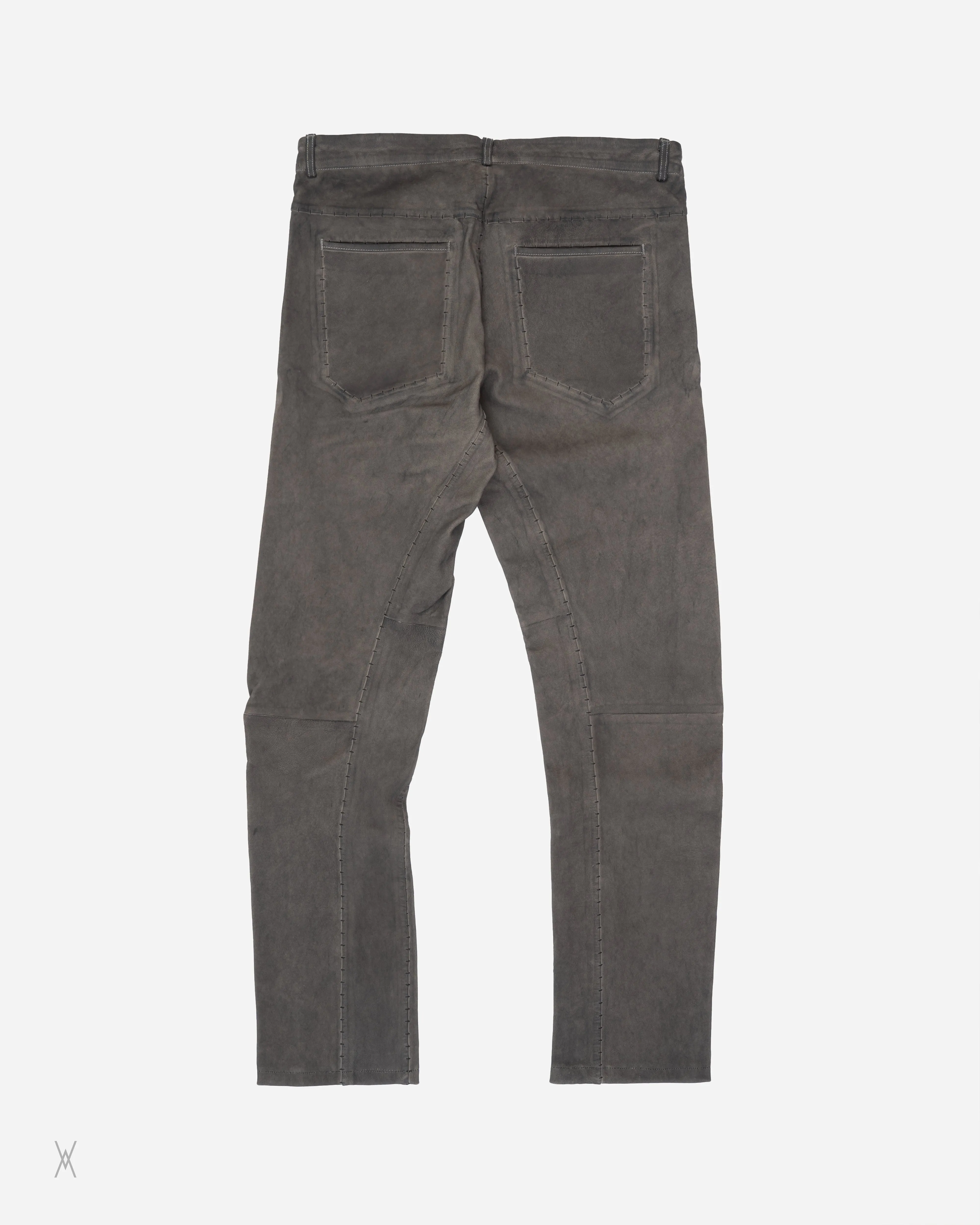 Leather Scarstitch Trousers