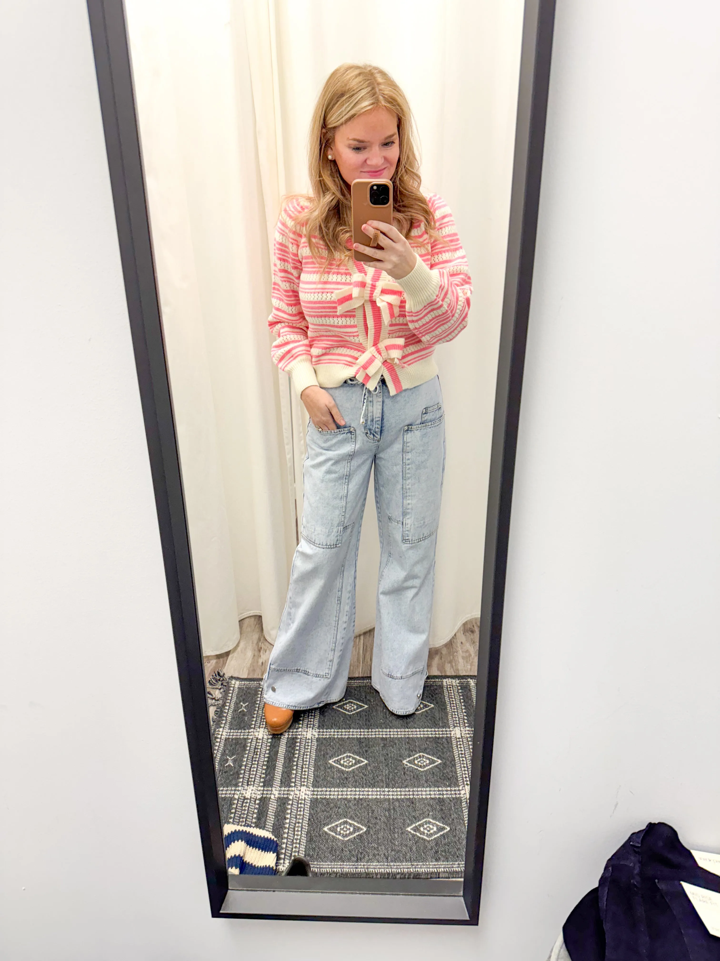Light Denim Pocket Pants