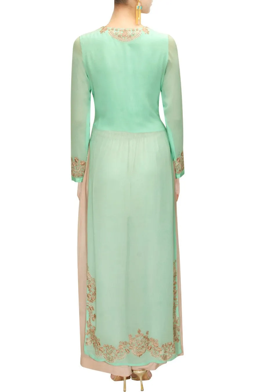 Light Green Georgette Kurta Set