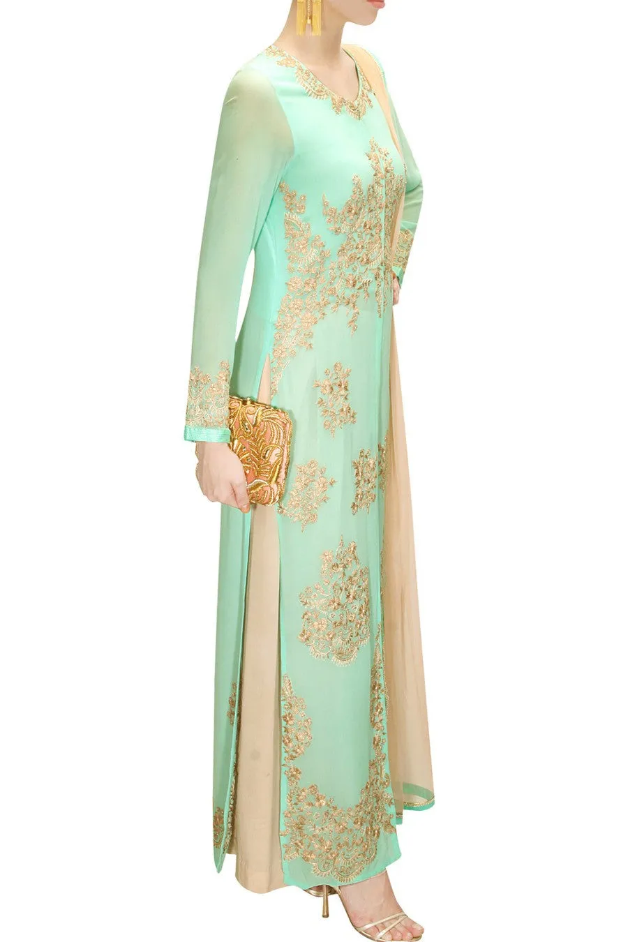 Light Green Georgette Kurta Set