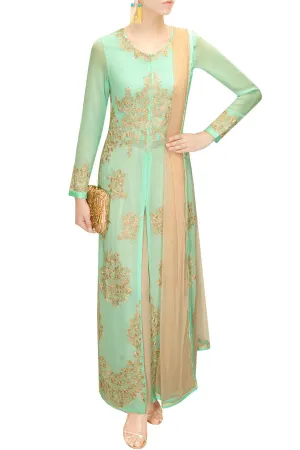Light Green Georgette Kurta Set