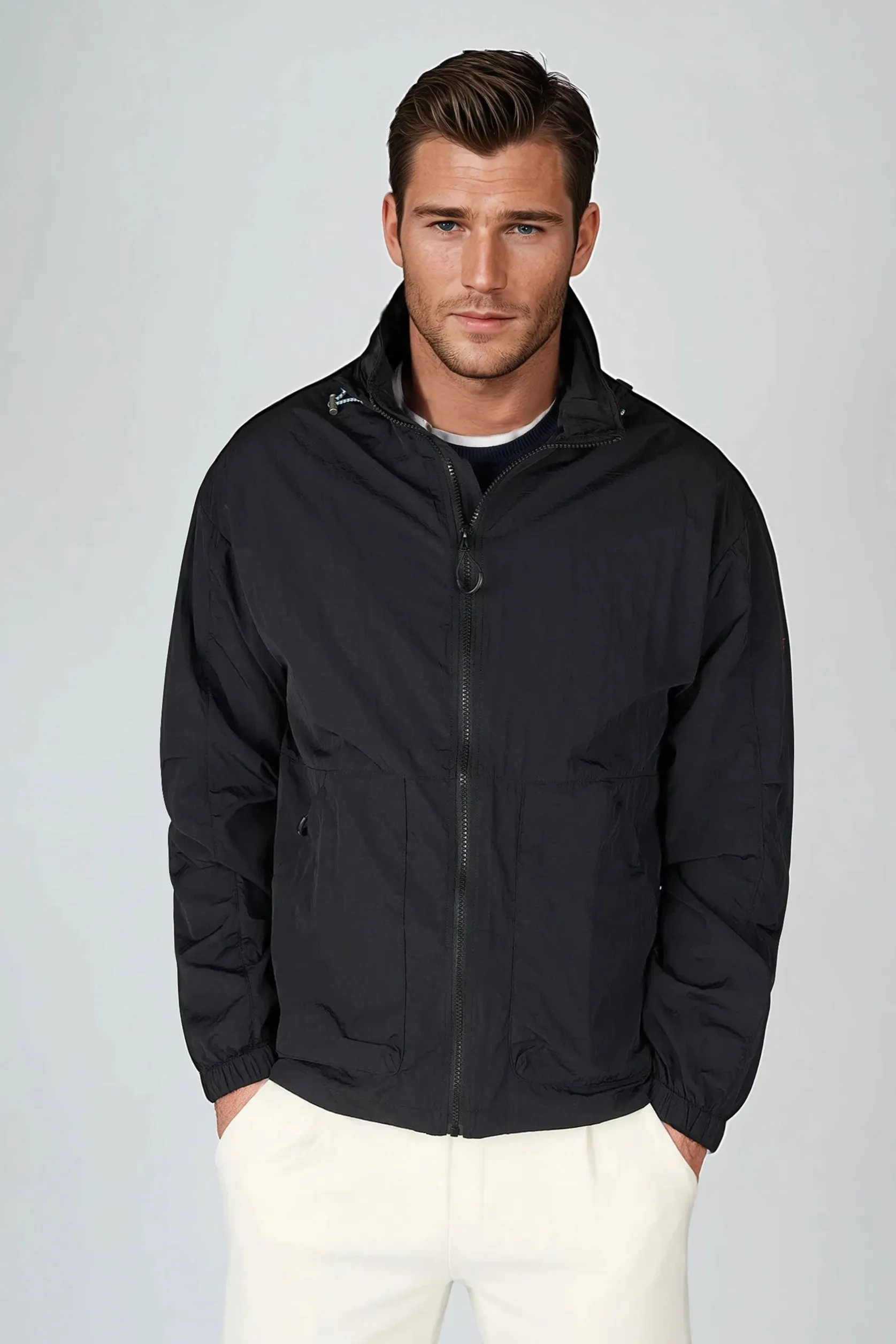 Lightweight Windproof Nylon Jacket