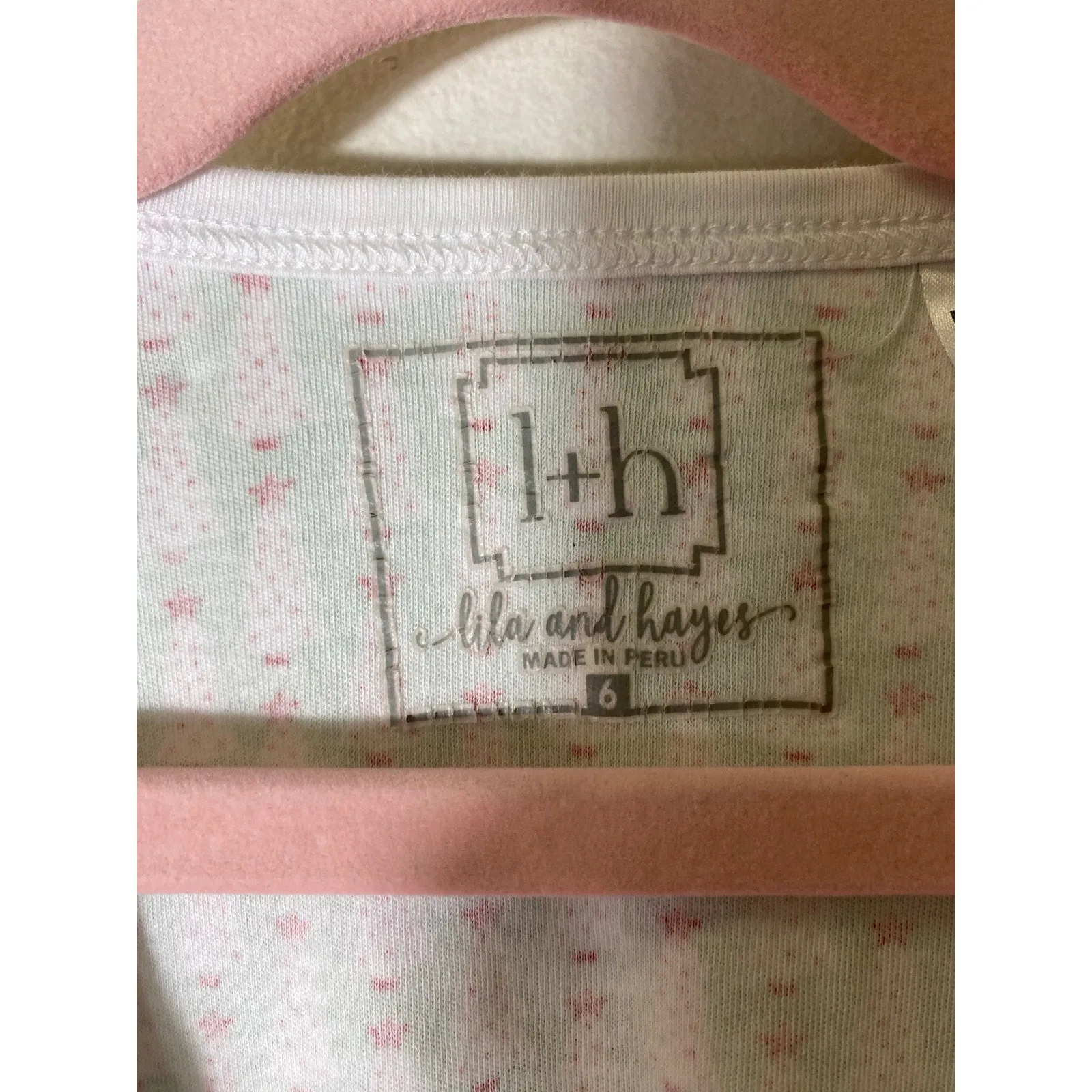 Lila and Hayes Christmas Tree Pajamas Sz 6