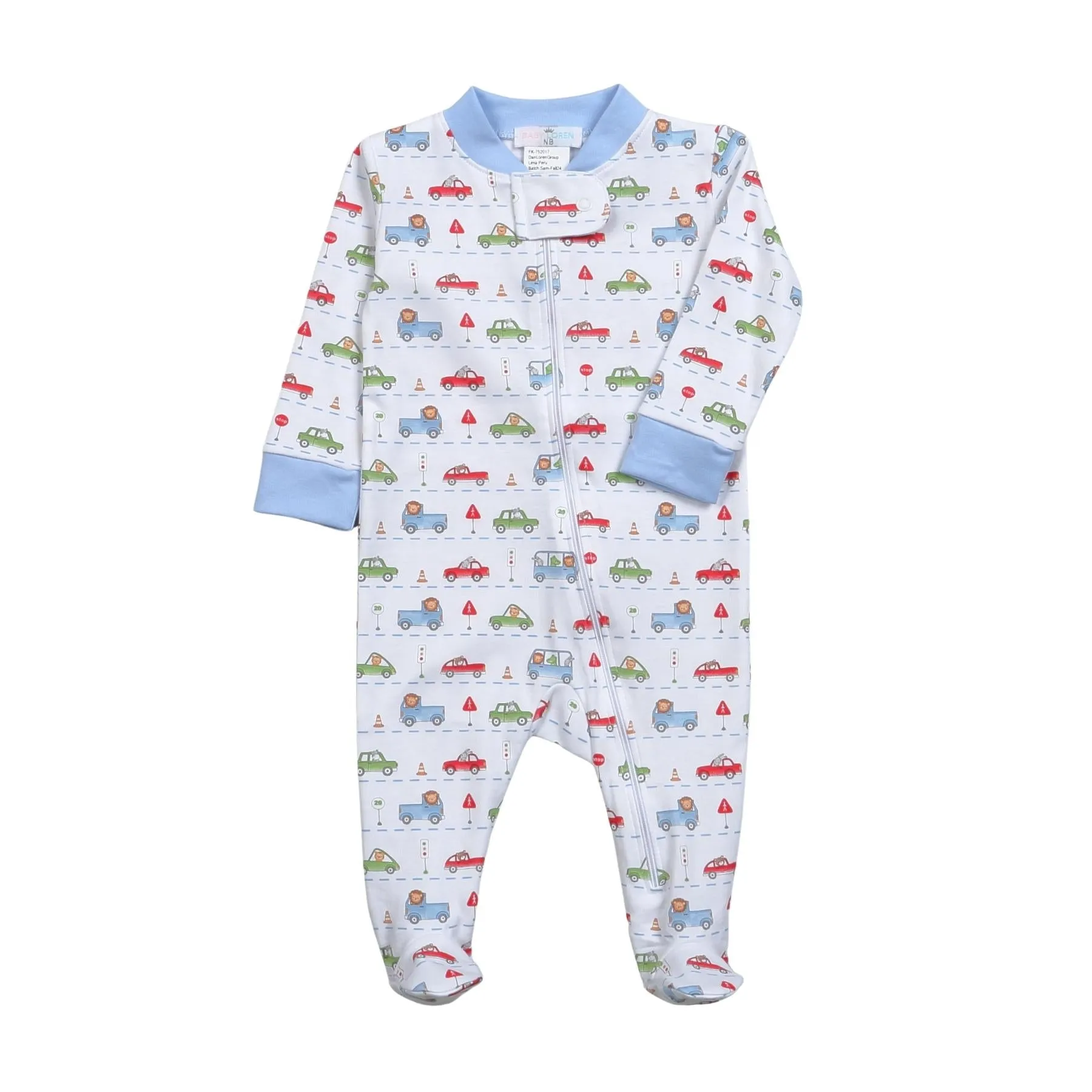 Little Drivers Pima Zipper