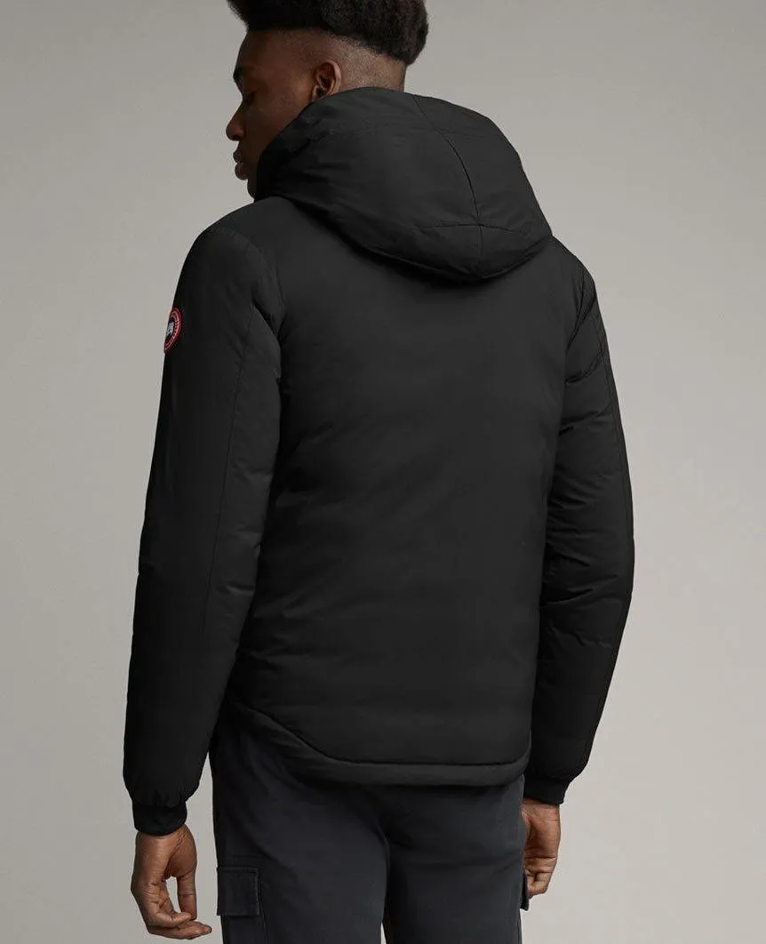 Lodge Down Hoody Matte Finish Mens Black