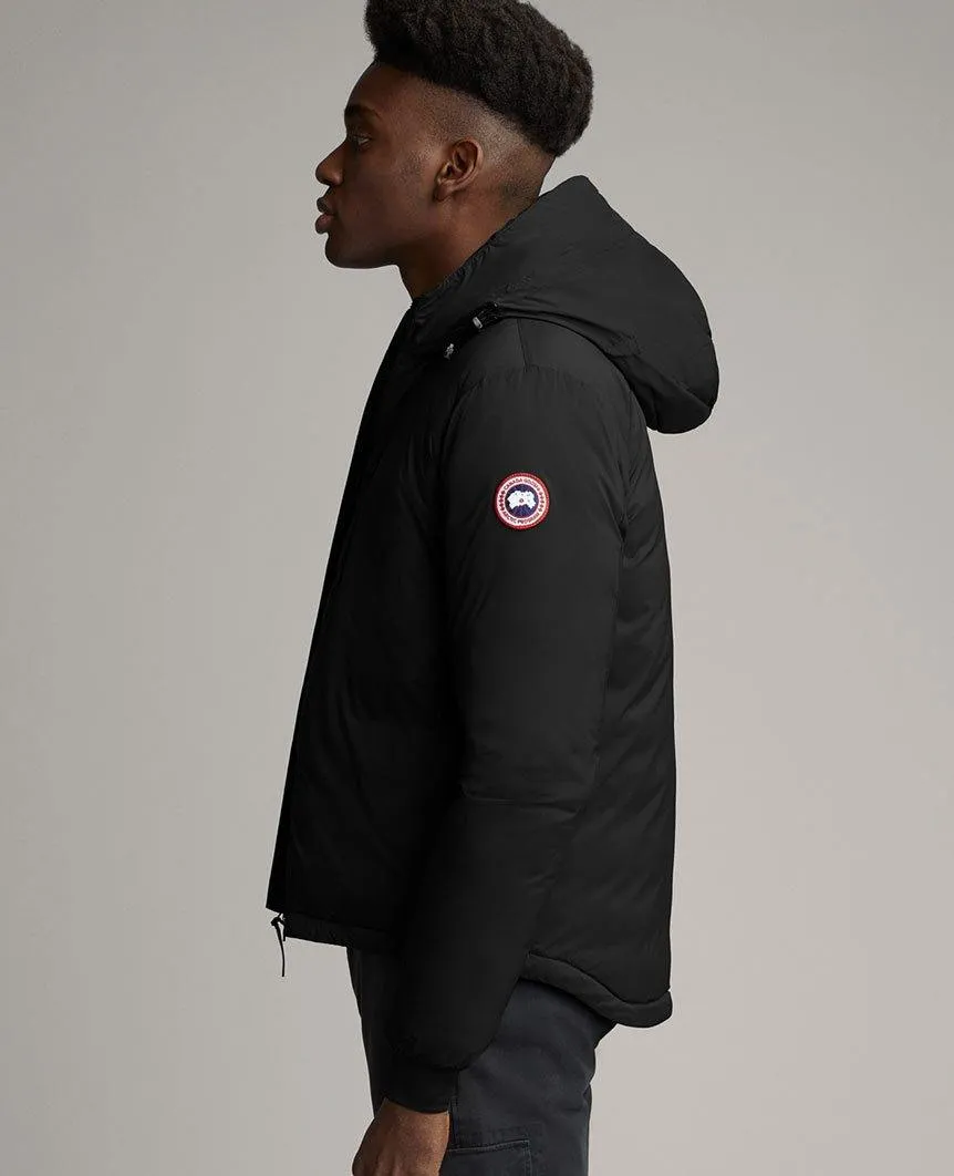 Lodge Down Hoody Matte Finish Mens Black