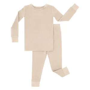 Long Sleeve Pajamas - Sand