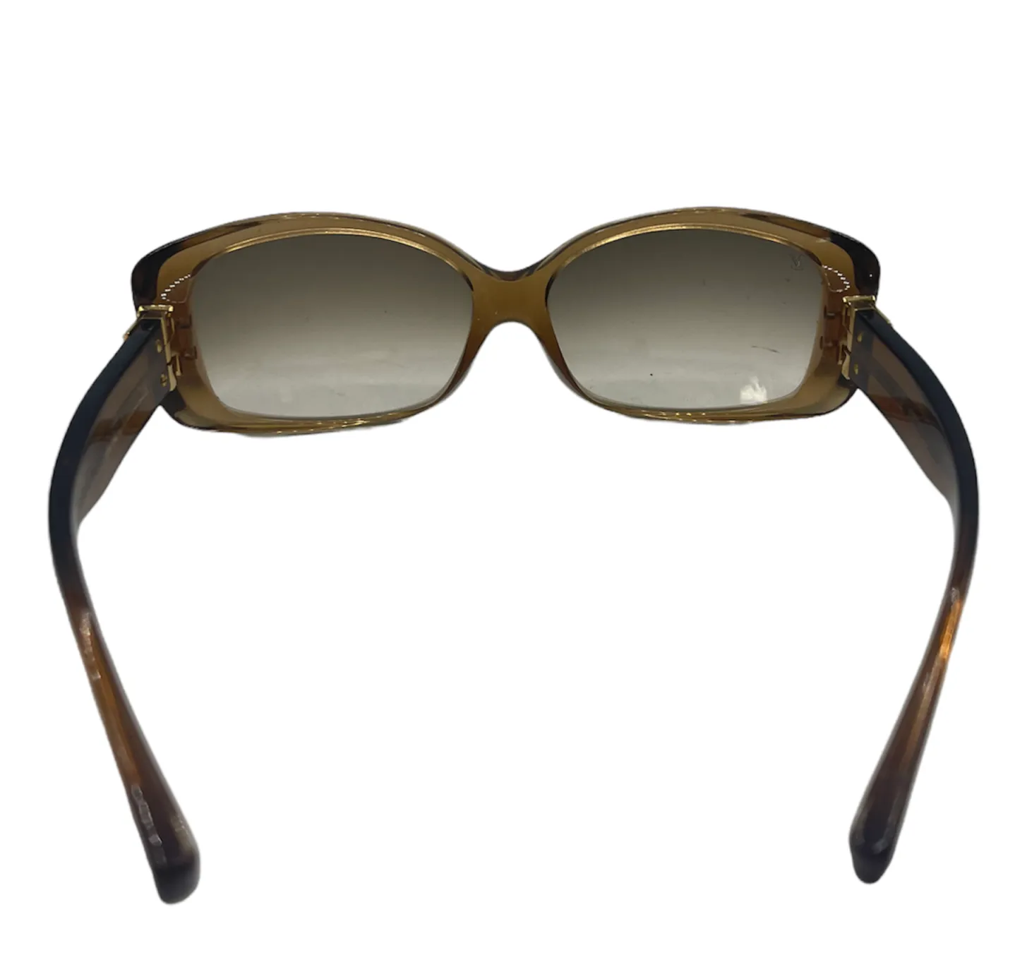 Louis Vuitton Y2K Rootbeer Colored Glitter Sunglasses