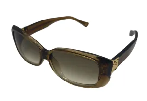 Louis Vuitton Y2K Rootbeer Colored Glitter Sunglasses