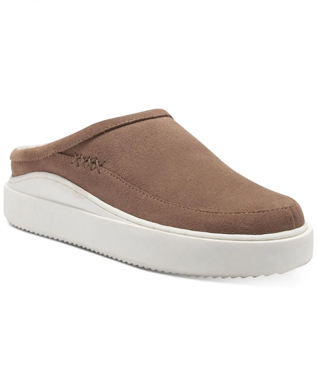 Lucky Brand Women's Korrin Plush Slip-On Sneakers Shoes Smokey Ash Brown 8.5M