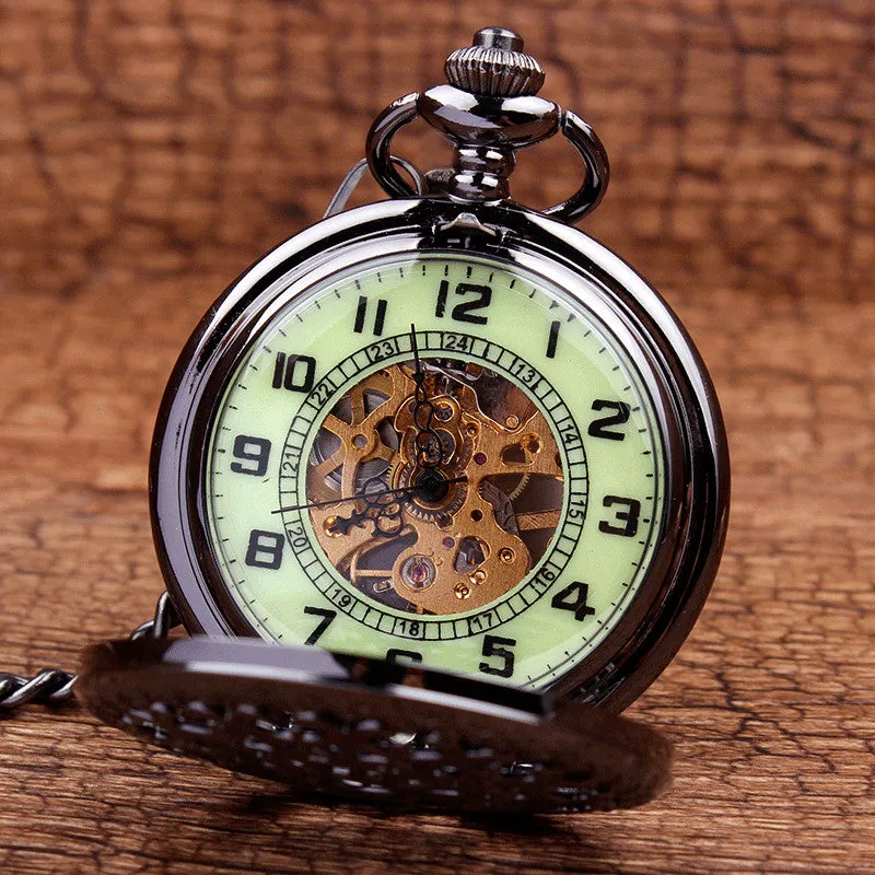 Luminous Steampunk Pocket Watch