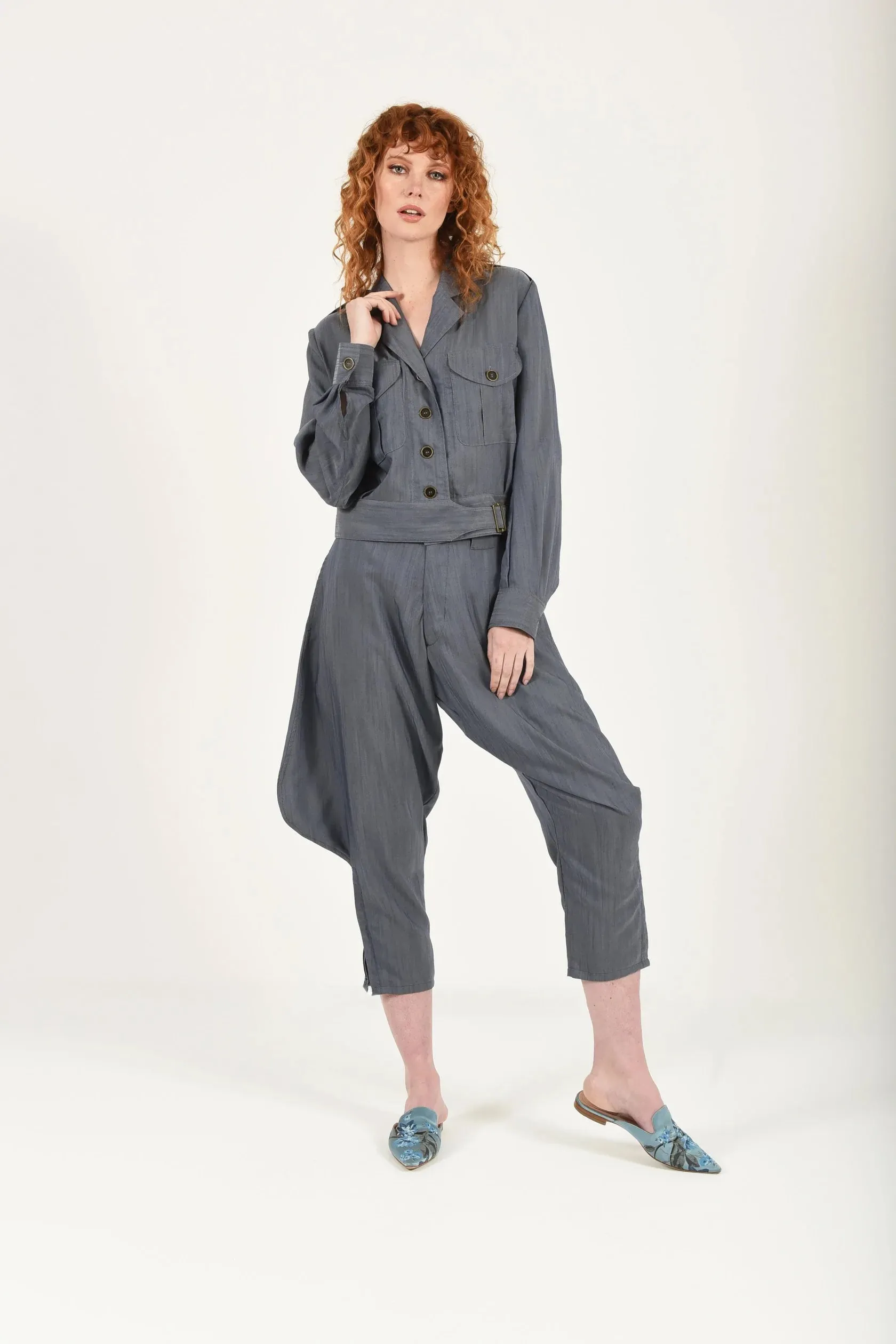 M A Dainty Insect Pants - Blue
