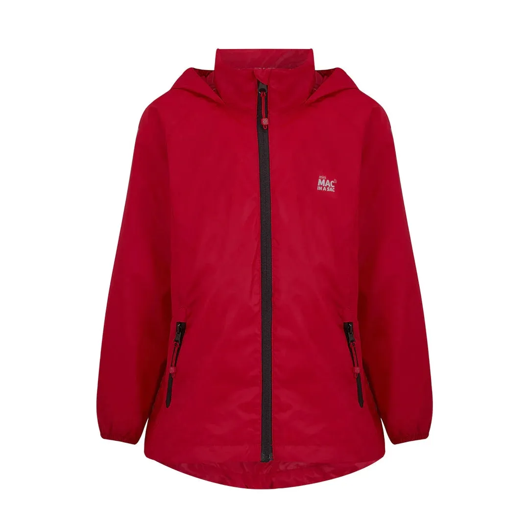 Mac in a Sac Origin Mini Packable Waterproof Jacket - Red