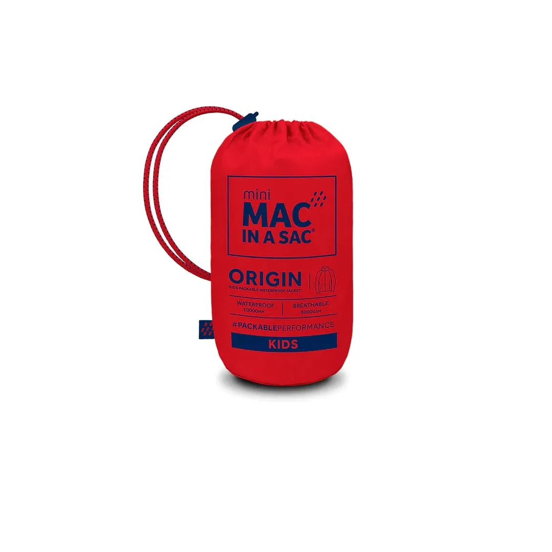 Mac in a Sac Origin Mini Packable Waterproof Jacket - Red