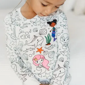 Magical Mermaids Coloring Pajamas