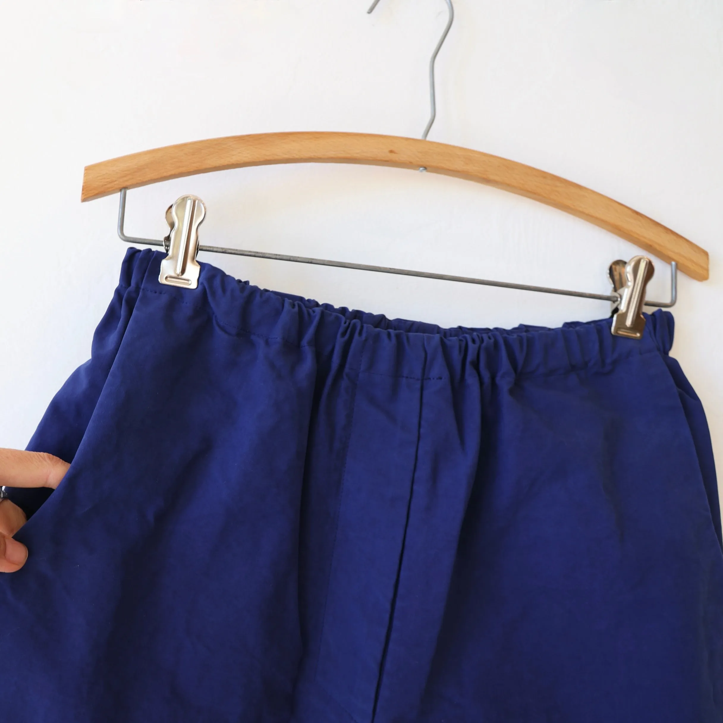 Manuelle Guibal Brushed Cotton Boyfriend Pants - Oceanic Blue