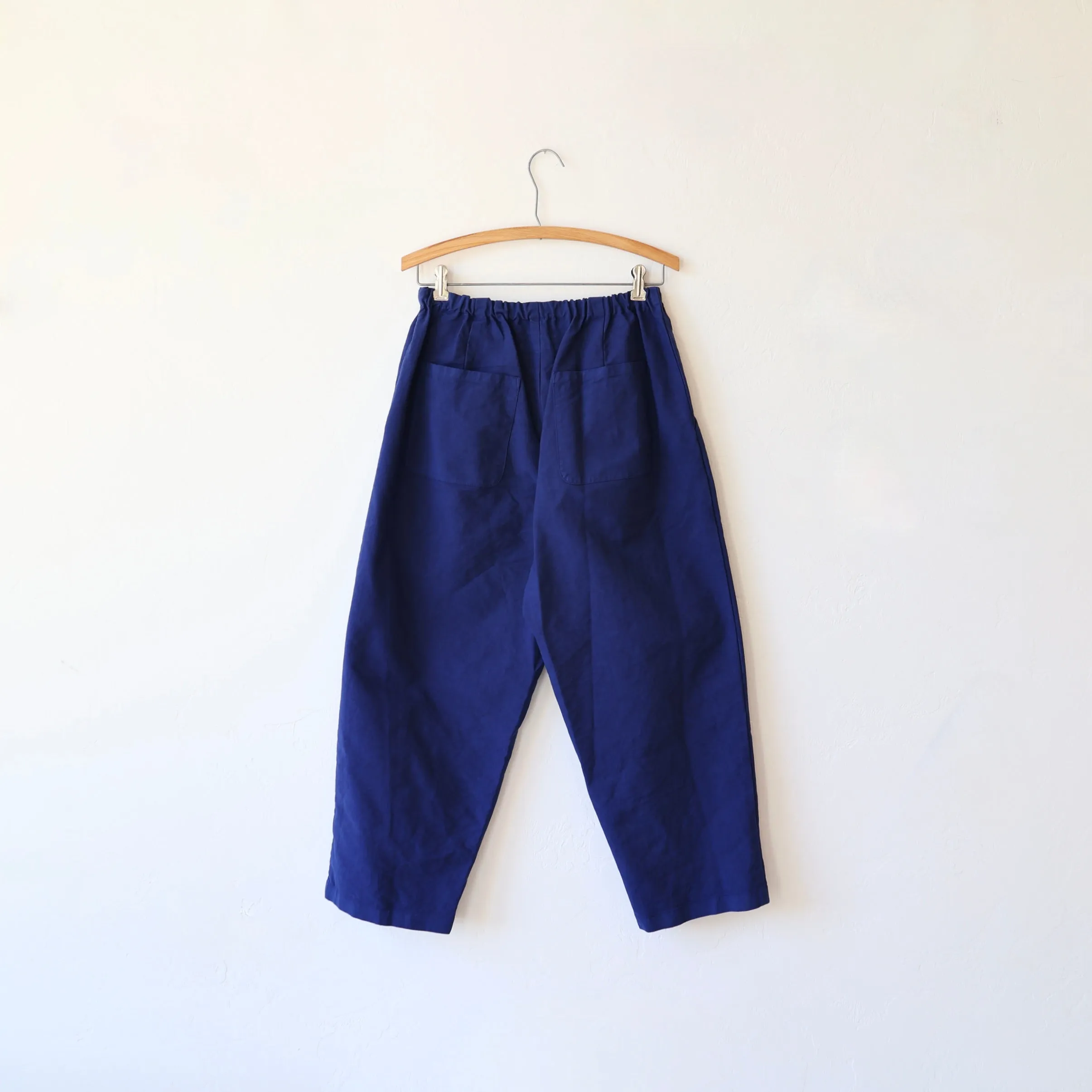 Manuelle Guibal Brushed Cotton Boyfriend Pants - Oceanic Blue
