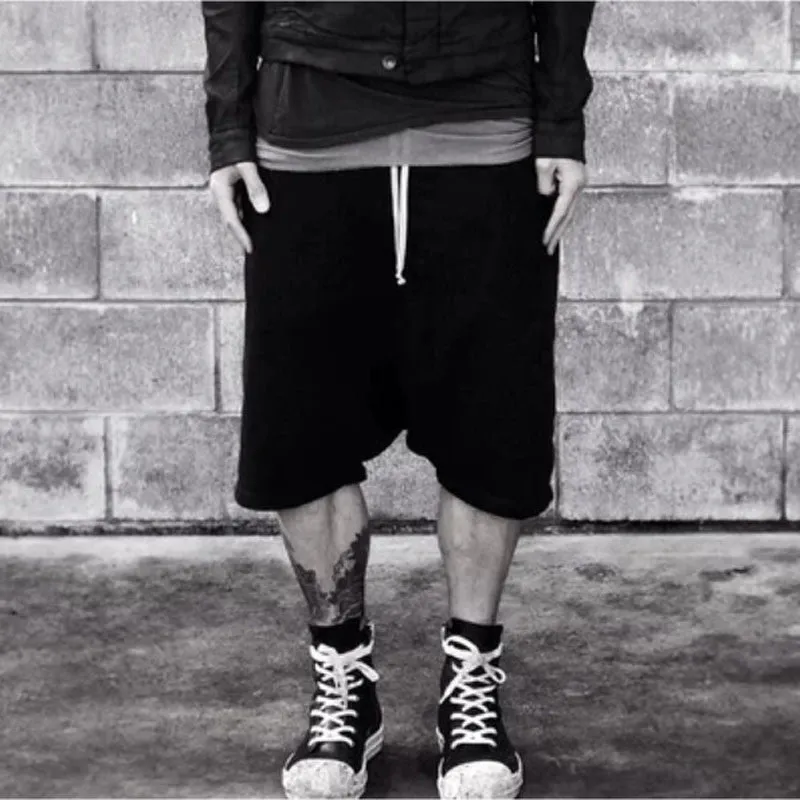 Marcel Black Baggy Drop Shorts