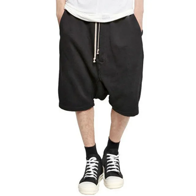 Marcel Black Baggy Drop Shorts