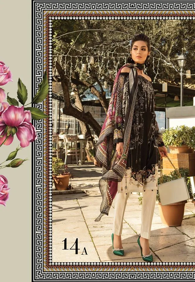 Maria B. Summer 2019 Cotton-Lawn Suit