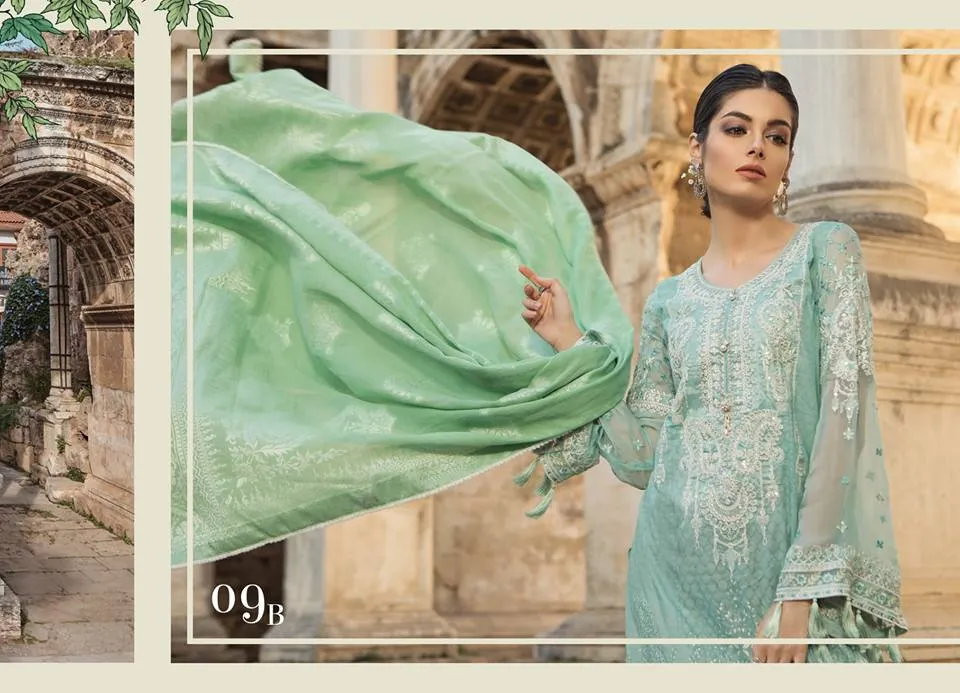 Maria B. Summer 2019 Cotton-Lawn Suit