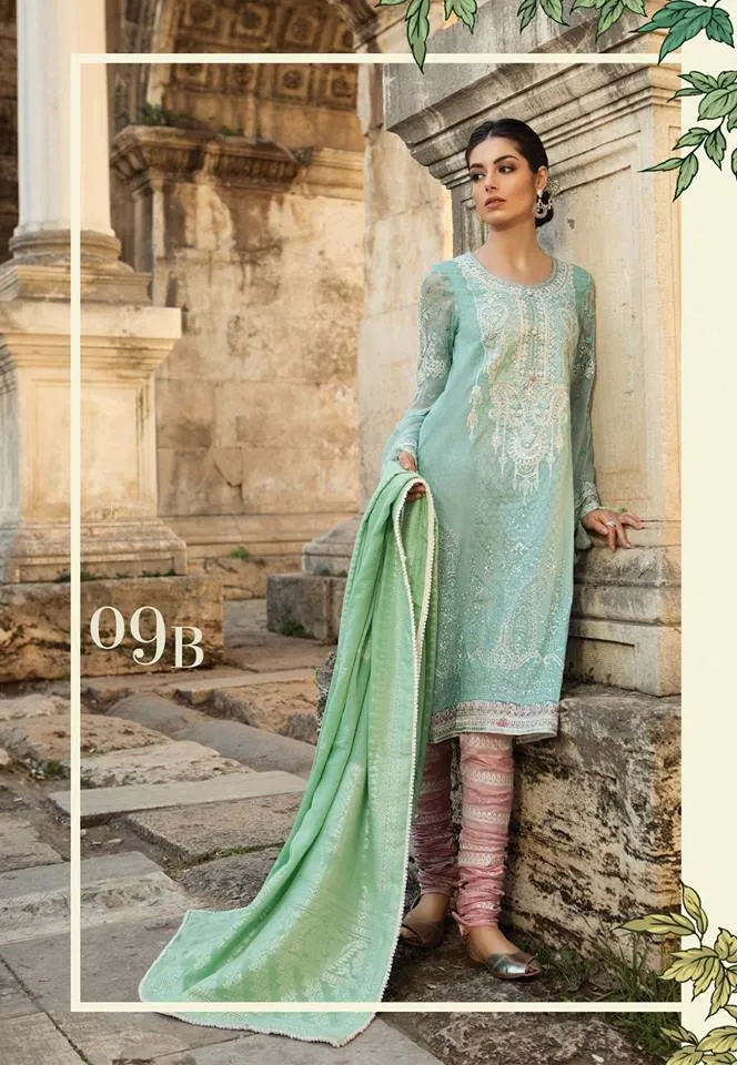 Maria B. Summer 2019 Cotton-Lawn Suit