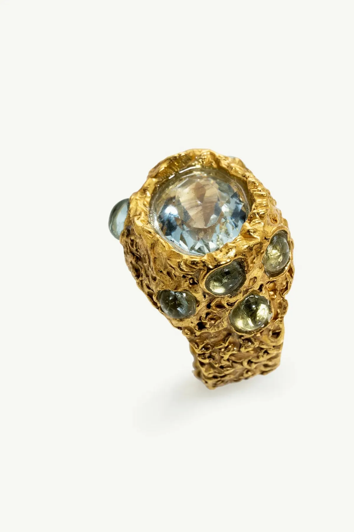 MARIE-ALEXANDRINE YVERNAULT | AQUAMARINE BAROQUE RING
