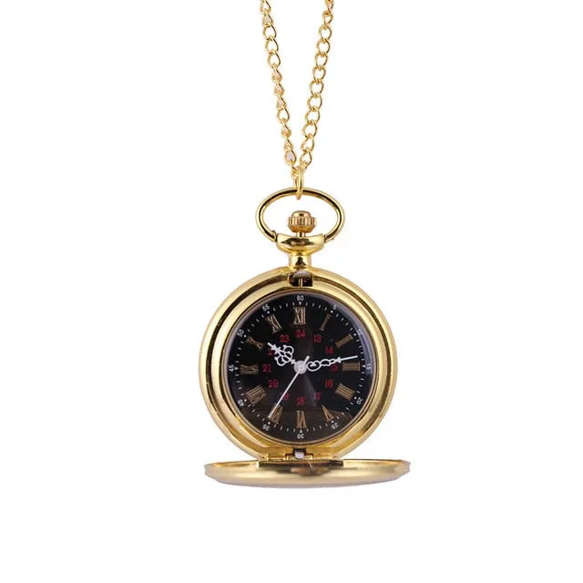 Men and Women Couple Pocket Watch Retro Quartz Hanging Table Commemorative Table Watch Clock Wholesale Relogio De Bolso #4O04