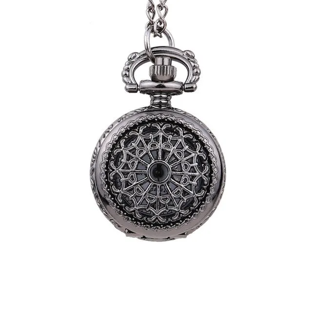 Men and Women Couple Retro Quartz Hanging Table Commemorative Table Pocket watch man woman kid gift necklace clock Couple old