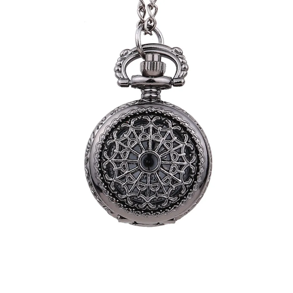 Men and Women Couple Retro Quartz Hanging Table Commemorative Table Pocket watch man woman kid gift necklace clock Couple old
