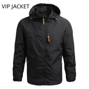 Men Windbreaker Military Field Jackets Outerwear Mens Winter Autumn Waterproof Flight Pilot Coat Hoodie Men Hunting Army Clothes