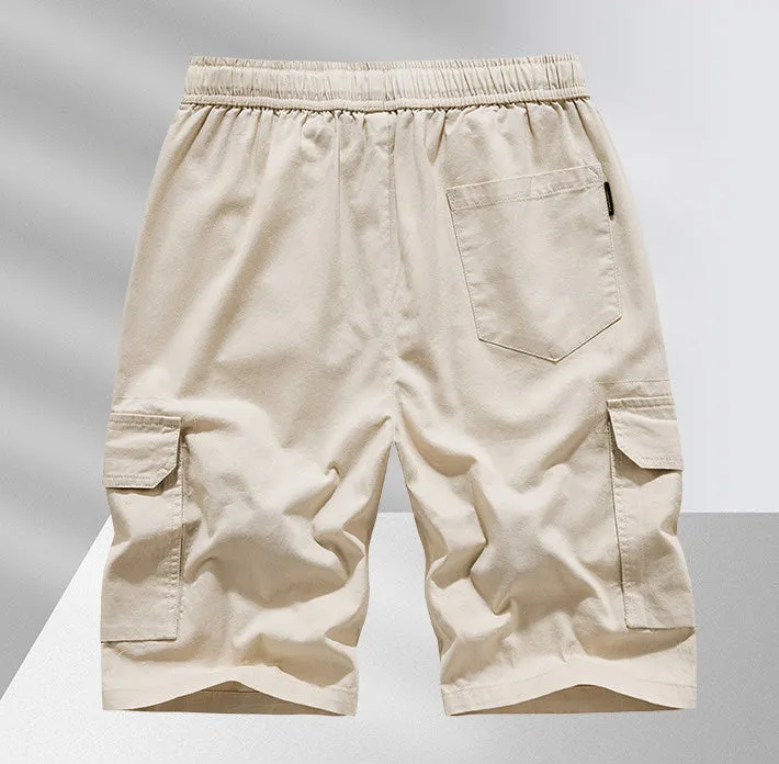 Men's Drawstring Cargo Shorts